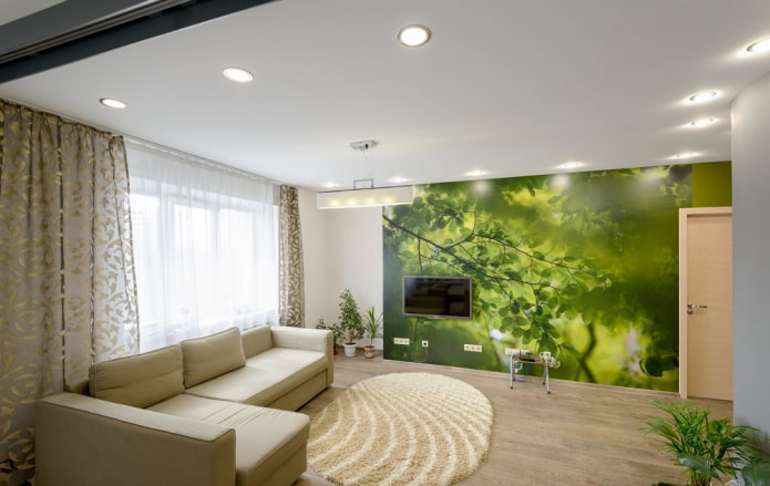 white fabric ceiling