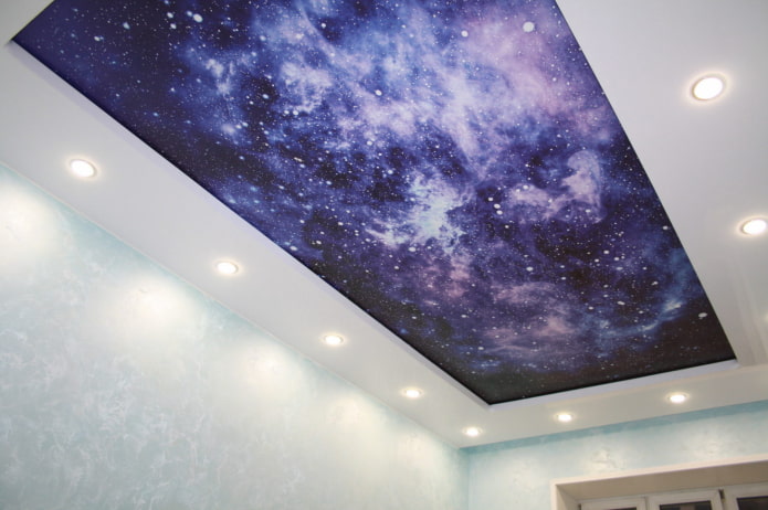 stretch canvas with the image of the starry sky stretch canvas with the image of the starry sky