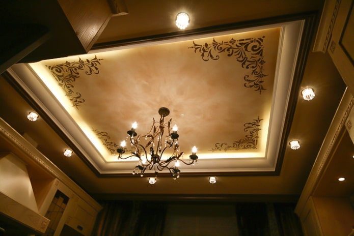 ceiling decor using a stencil ceiling decor using a stencil