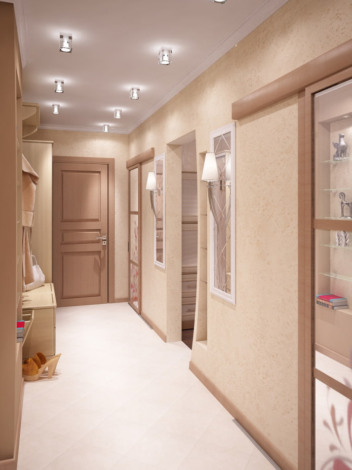 stretch fabric with spots