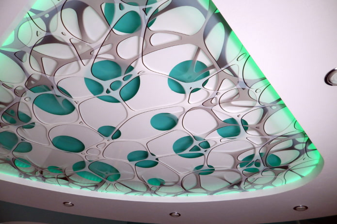 stretch fabric with 3D perforation