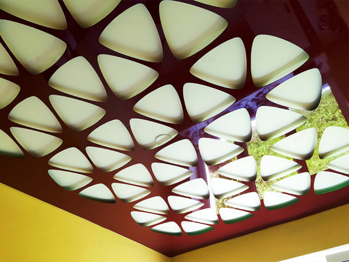 tension carved canvas made of gloss