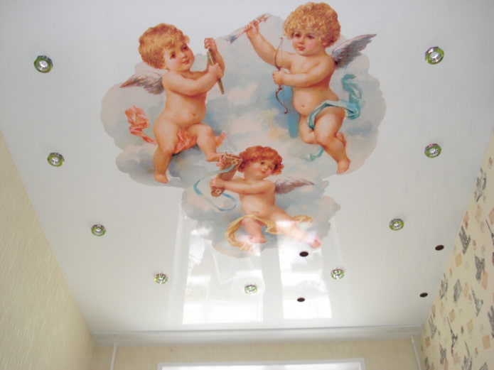stretch canvas with the image of angels stretch canvas with the image of angels