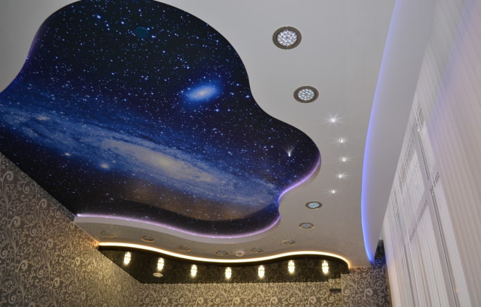 stretch canvas with the image of the starry sky stretch canvas with the image of the starry sky