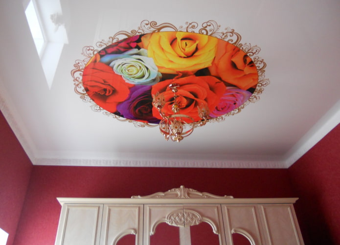 stretch fabric with a pattern in the center stretch fabric with a pattern in the center