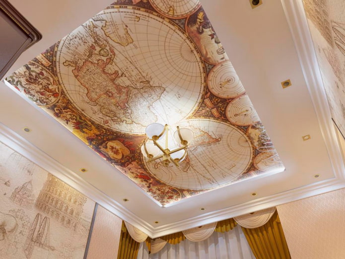 tension canvas with the image of the world map tension canvas with the image of the world map