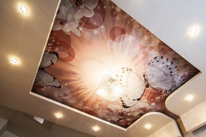 stretch canvas with photo printing in the form of butterflies stretch canvas with photo printing in the form of butterflies