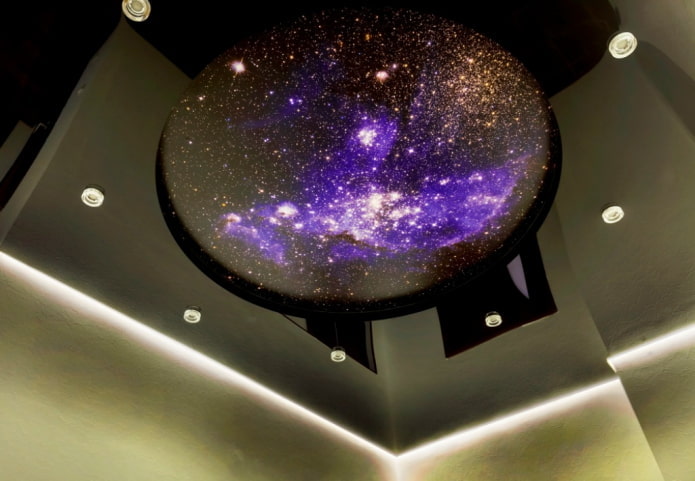 ceiling with photo printing