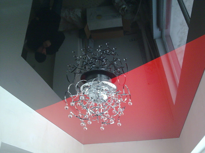 red and black stretch fabric red and black stretch fabric