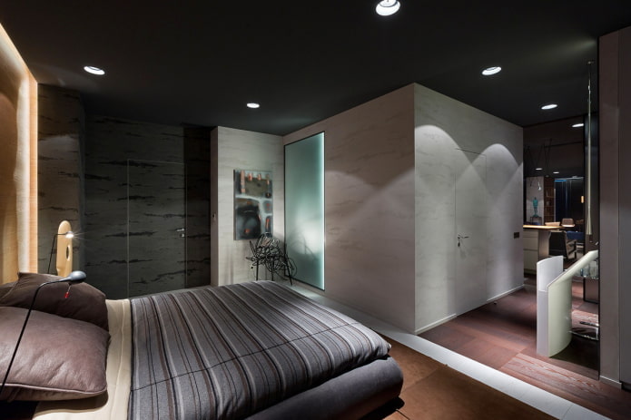 black matte canvas in the bedroom black matte canvas in the bedroom