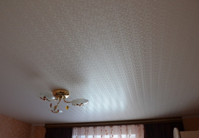 textured stretch fabric in white