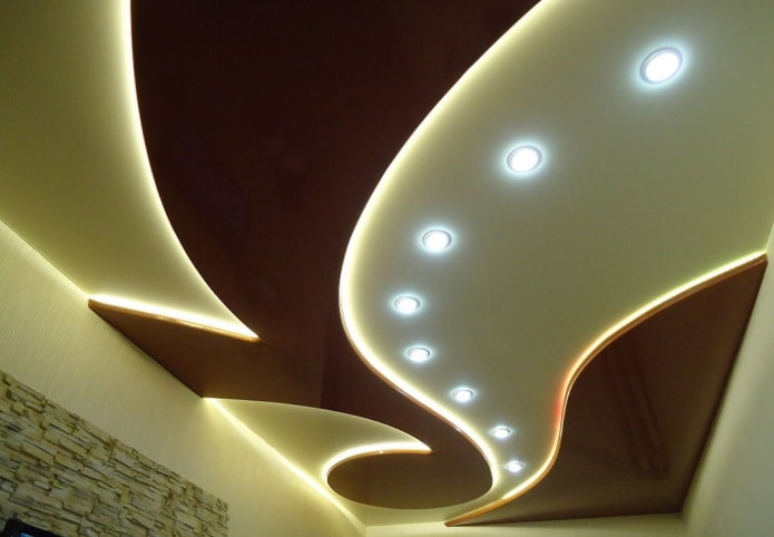 two-color backlit tension design