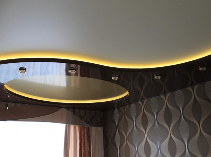 two-color backlit tension design