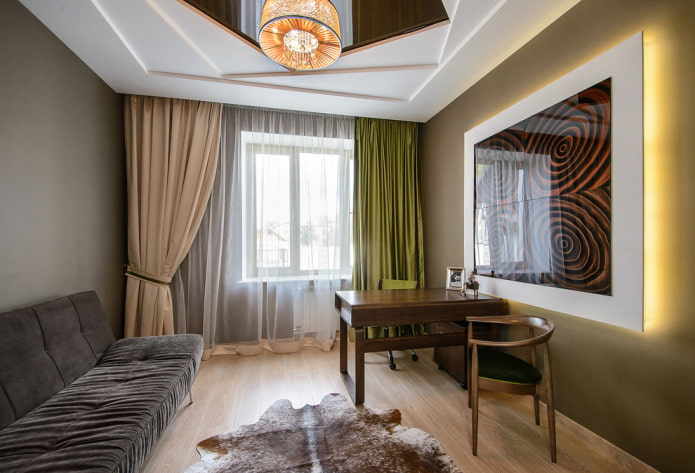 multilevel tension structure in the interior