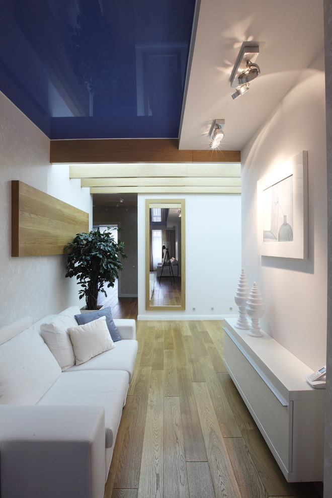 stretch fabric in the interior