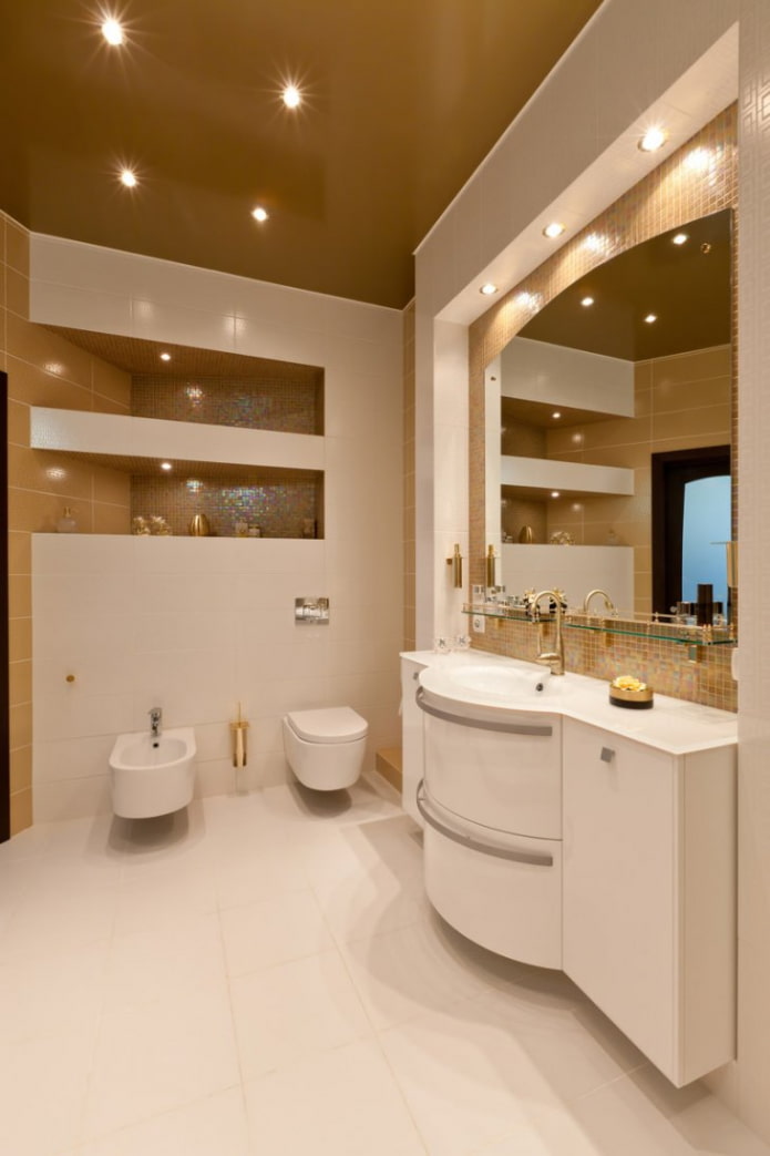 stretch fabric in the interior