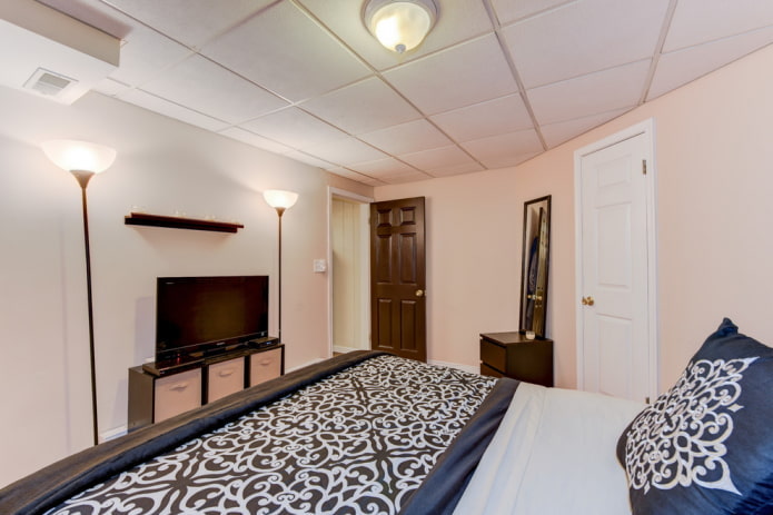 suspended structure made of mineral fiber materials suspended structure made of mineral fiber materials