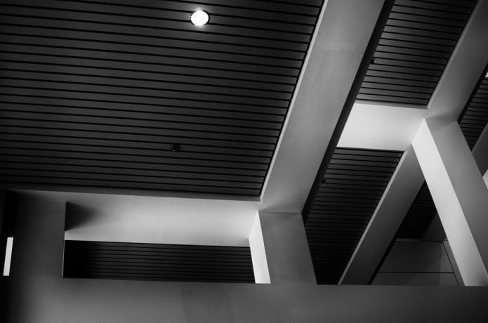 suspended structure in black suspended structure in black