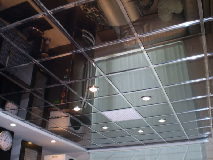 suspended structure in black suspended structure in black