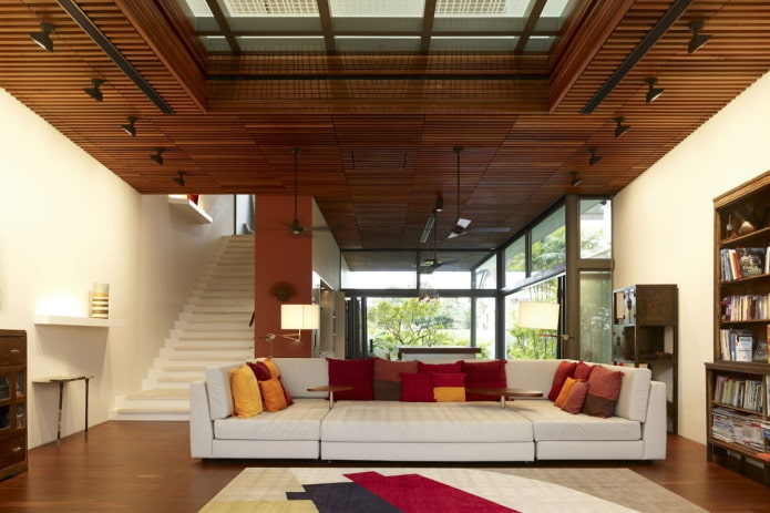 brown hanging structure brown hanging structure