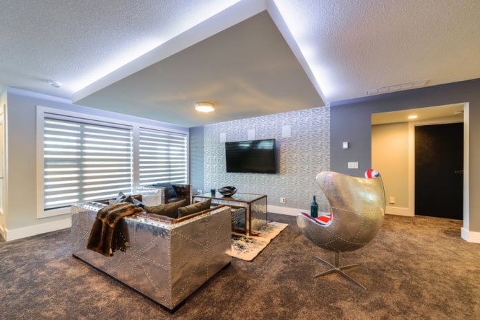 hanging structure in the living room hanging structure in the living room