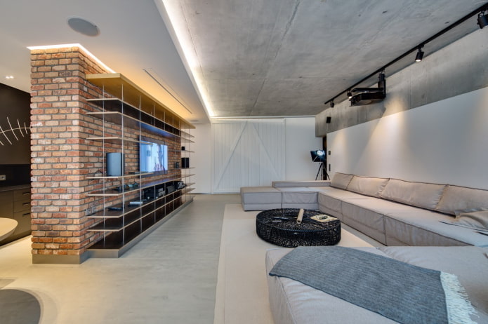 suspended structure in the loft style suspended structure in the loft style