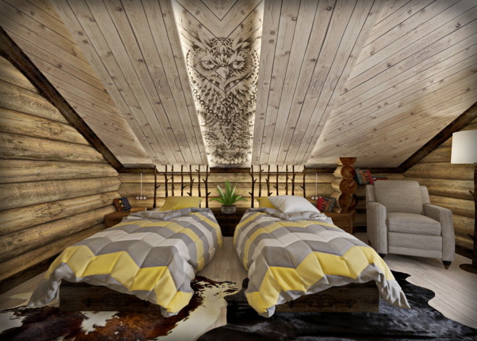 ceiling lining in the attic ceiling lining in the attic