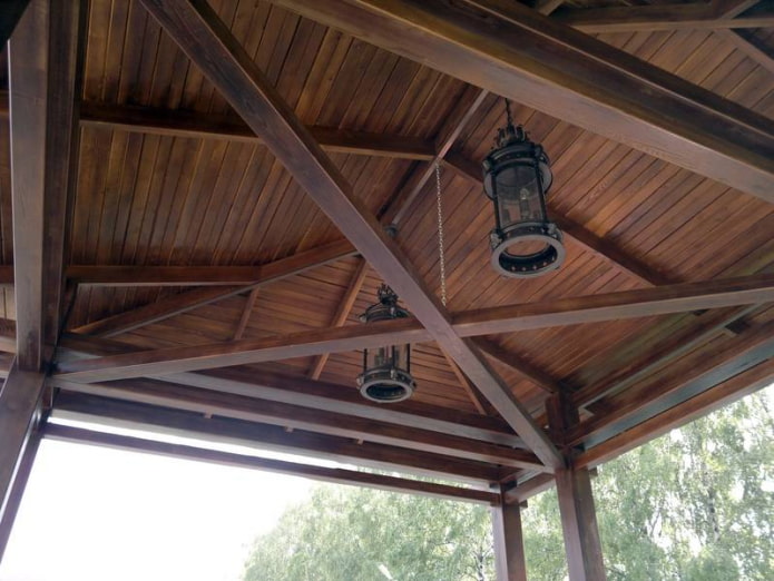 lining in the design of the gazebo lining in the design of the gazebo