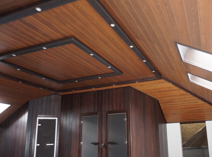 larch ceiling paneling in the interior larch ceiling paneling in the interior