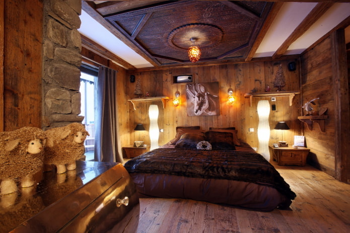 chalet-style wood ceiling chalet-style wood ceiling