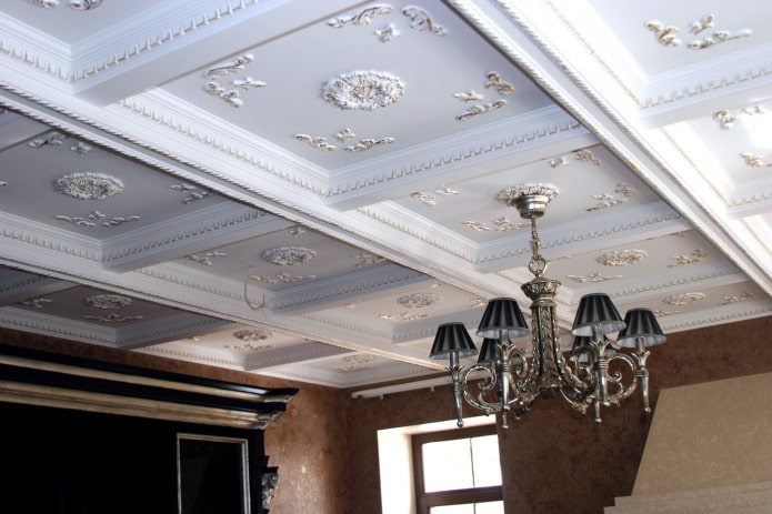 coffered structure made of polyurethane coffered structure made of polyurethane