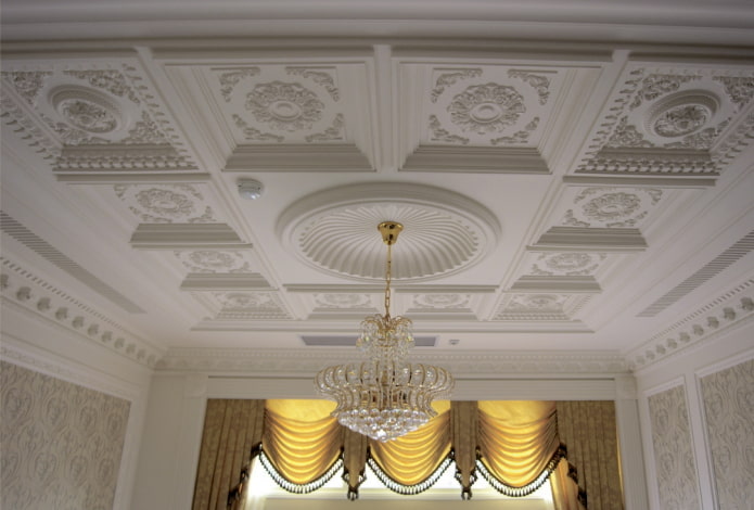 coffered structure made of polyurethane coffered structure made of polyurethane
