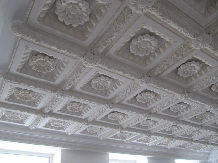 plaster coffered structure plaster coffered structure