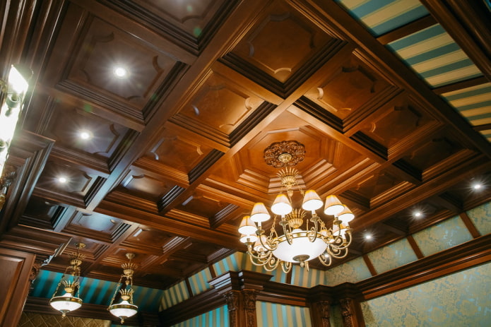 wooden coffered structure wooden coffered structure