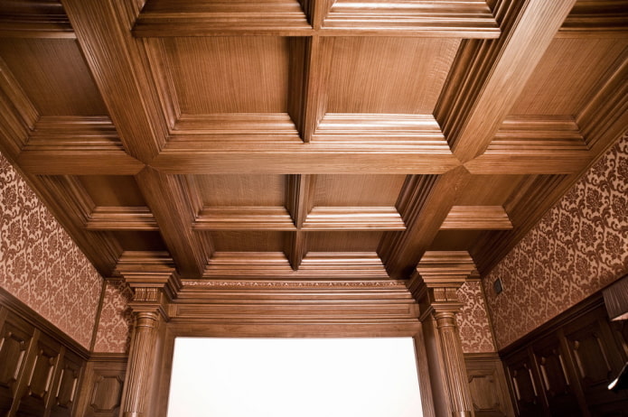 wooden coffered structure wooden coffered structure