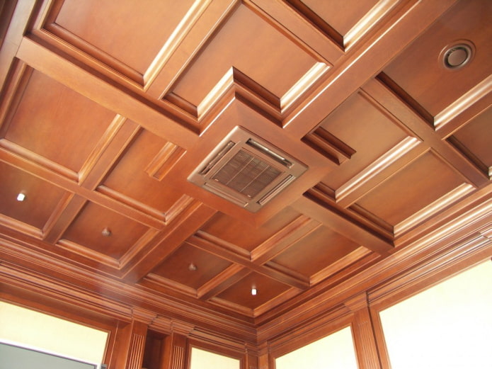 brown coffered structure brown coffered structure