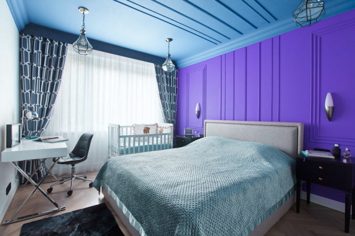 blue ceiling combined with curtains blue ceiling combined with curtains