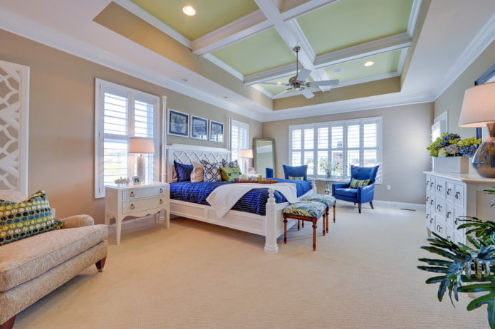 green ceiling with beige walls green ceiling with beige walls