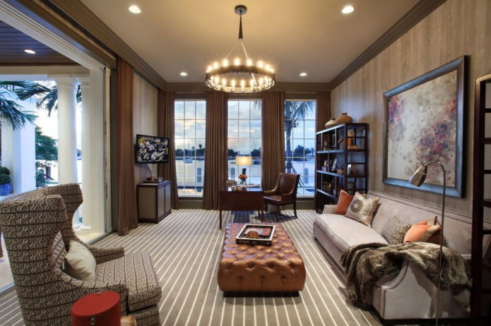 ceiling structure light brown