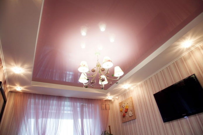 glossy pink stretch fabric glossy pink stretch fabric