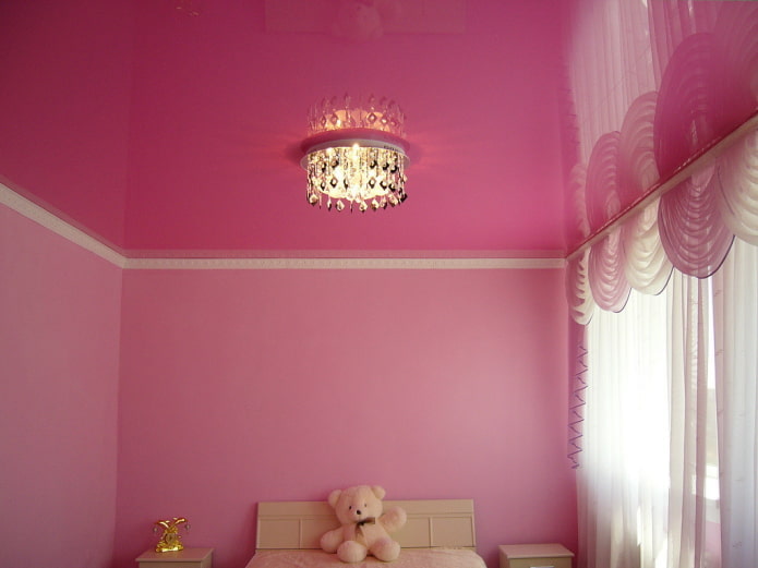 glossy pink stretch fabric glossy pink stretch fabric