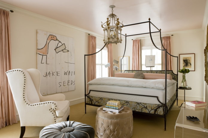 pink ceiling with beige walls pink ceiling with beige walls