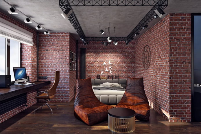 gray ceiling with brick walls gray ceiling with brick walls