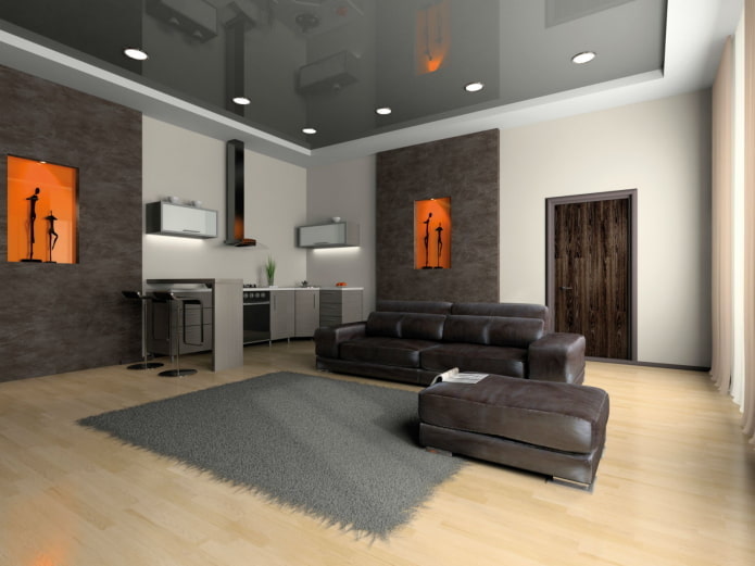 gray stretch canvas in the living room gray stretch canvas in the living room