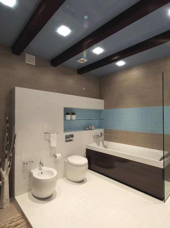 Gray-blue ceiling Gray-blue ceiling