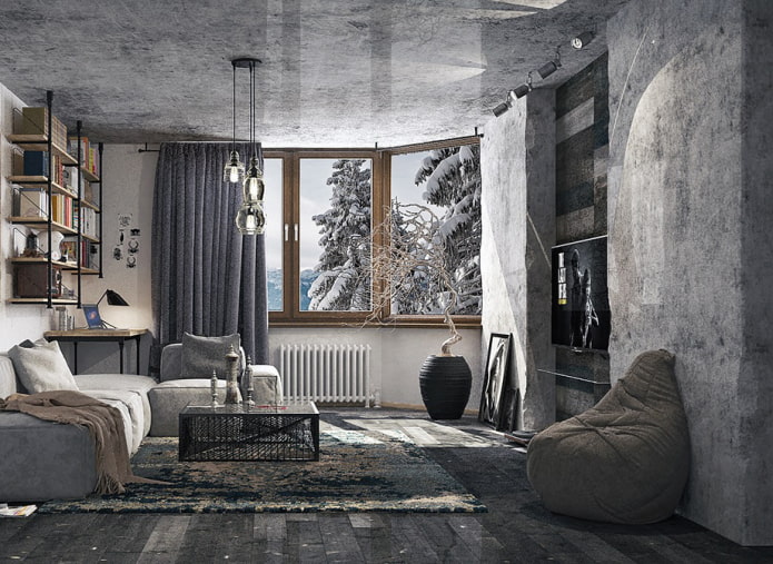 gray ceiling with gray walls gray ceiling with gray walls