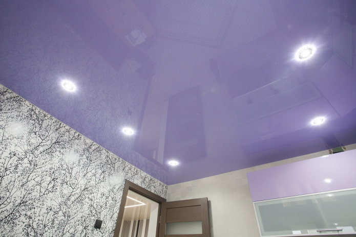 lilac stretch ceiling