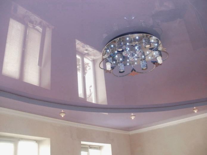 lilac stretch ceiling