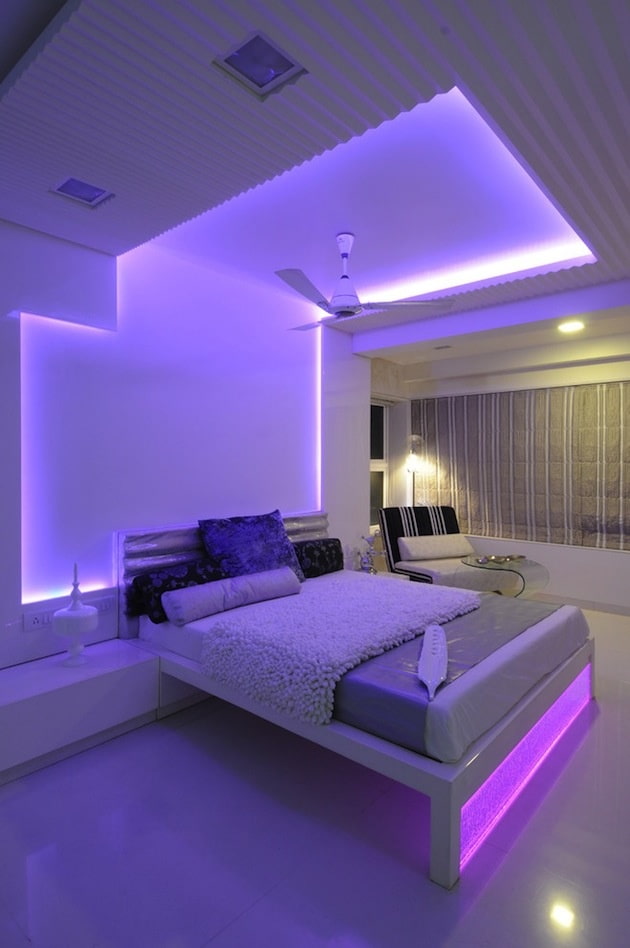 ceiling niche with lighting in the interior ceiling niche with lighting in the interior