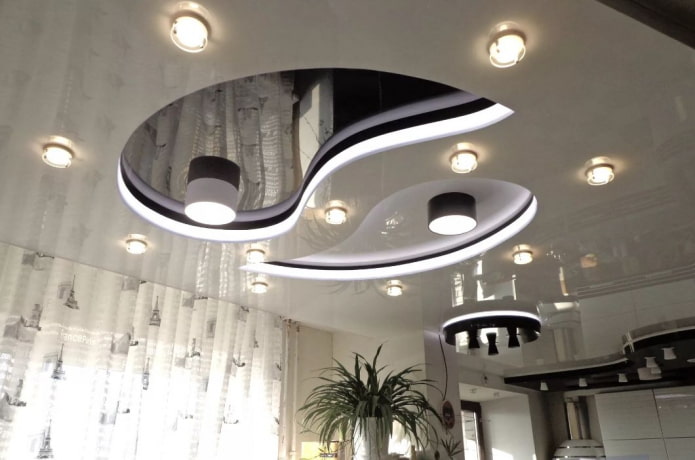 glossy curly ceiling structure glossy curly ceiling structure